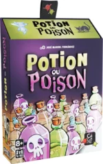 Jeu de société Potion ou Poison avec fioles et crânes
