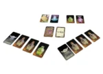 Jeu de société avec cartes potion et fioles alchimie