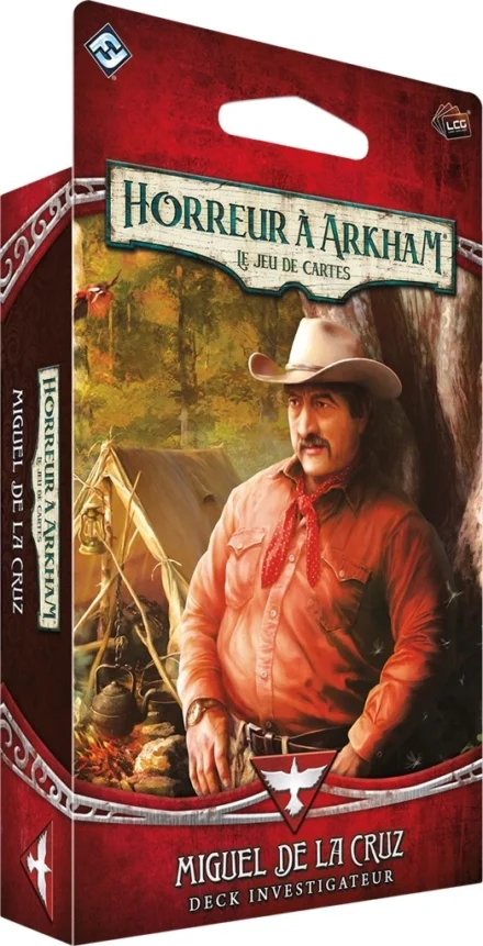 Jeu de cartes Horreur à Arkham Miguel de la Cruz investigateur