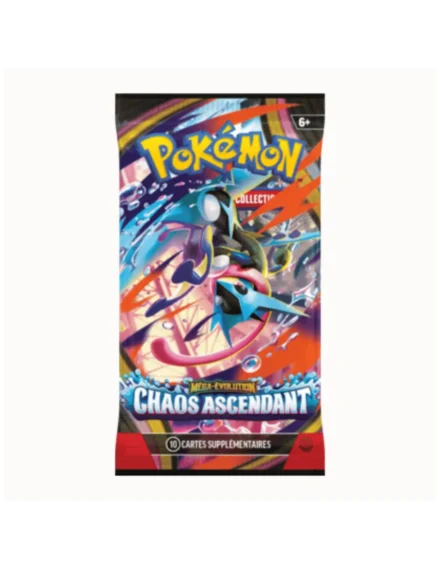 Booster Pokémon Chaos Ascendant dix cartes supplémentaires