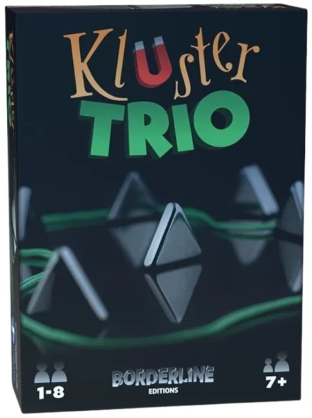 Boîte de jeu Kluster Trio avec aimants et dés
