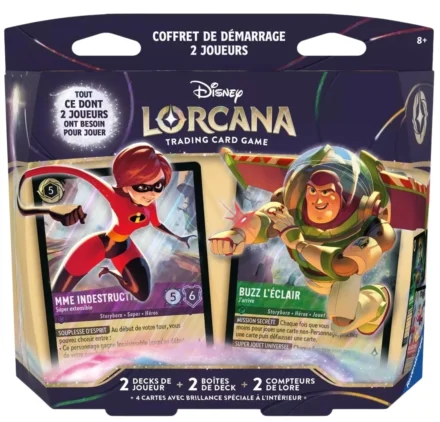 Coffret Disney Lorcana jeu de cartes à collectionner deux joueurs