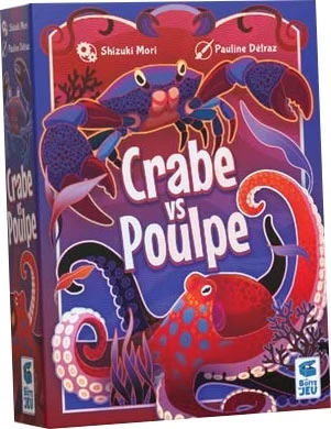 Crabe à Poulpe jeu de société enfants avec pieuvre rouge