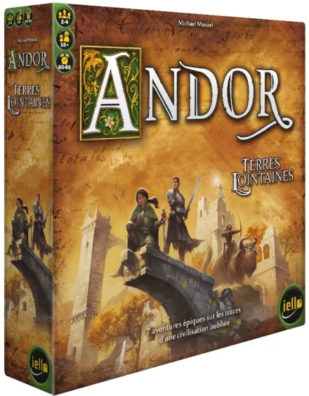 Boîte jeu Andor Terres Lointaines Michael Menzel fantasy