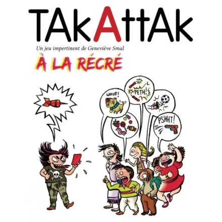 Couverture jeu Takattak à la récréation avec enfants