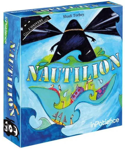 Boîte de jeu Nautillion avec créature marine noire