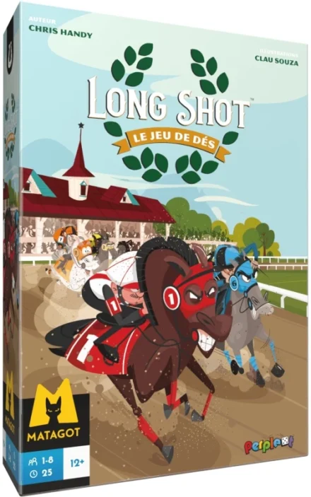 Boîte jeu de société Long Shot course hippique