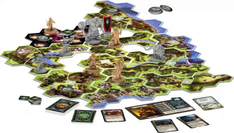 Jeu de plateau Star Wars avec figurines et cartes thématiques