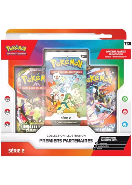 Boîte collection Pokémon Premiers Partenaires Série 2