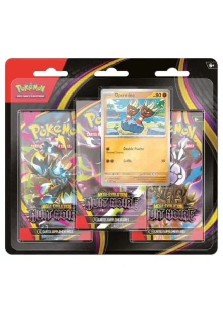Coffret Pokémon Nuit Noire avec Opermine holographe
