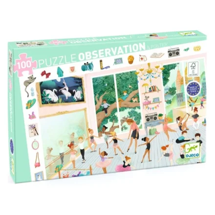 Puzzle observation 100 pièces enfants activités été maison
