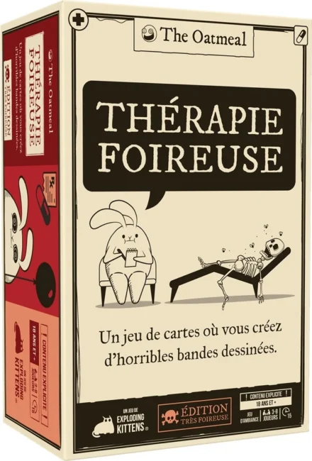 Boîte jeu de cartes Thérapie Foireuse The Oatmeal