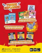 Affiche jeu de cartes Pigeon Explosion avec mécaniques de jeu