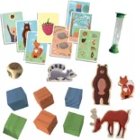 Jeu éducatif pour enfants avec cartes animaux et formes
