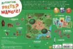 Jeu de société enfants forêt animaux cubes cartes jetons