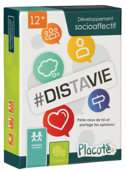 Jeu de société Placote développement socioaffectif enfants