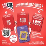 Jeu de cartes THE LINE Friends avec instructions de jeu numérotées