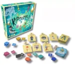 Jeu de société Kippoki avec boîte et composants colorés