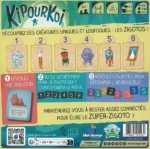 Boîte jeu Ki Pourquoi avec créatures Zigotos colorées