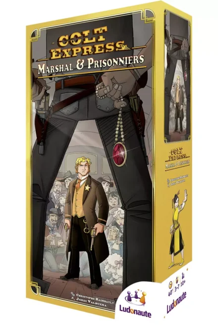 Boîte jeu Colt Express Marshal & Prisonniers Ludonaute