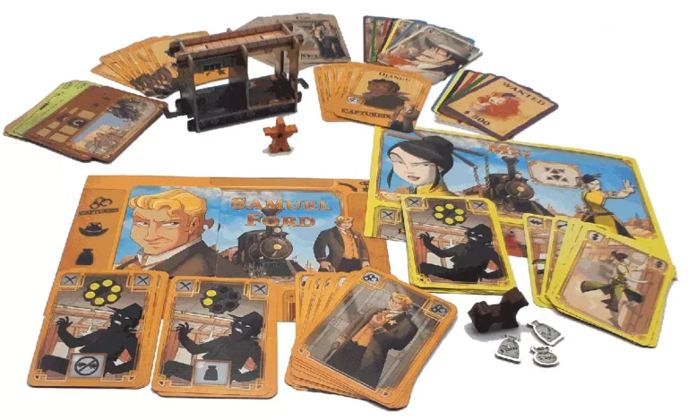 Jeu de plateau Samuel Ford avec cartes et accessoires