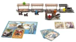 Jeu de société western avec train, figurines et cartes