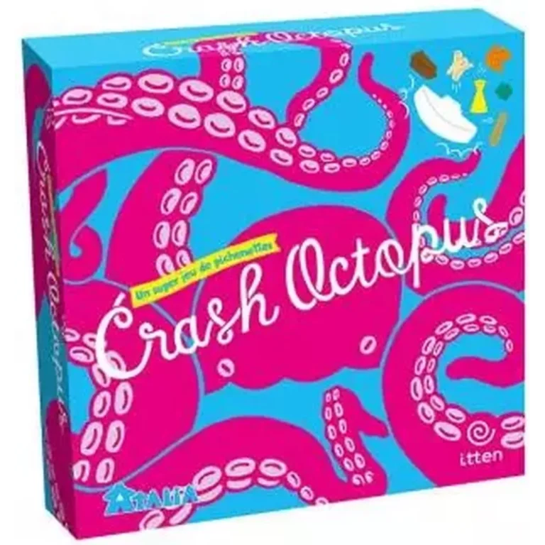 Boîte de jeu Crazy Octopus avec pieuvre rose et tentacules