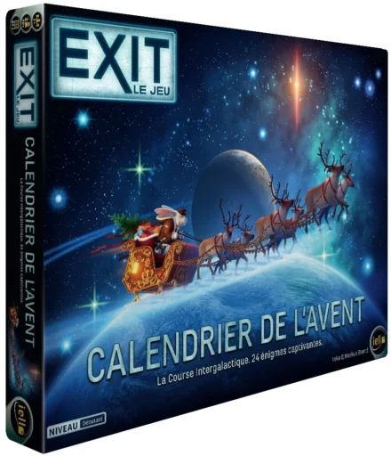 Boîte jeu EXIT Calendrier Avent course intergalactique
