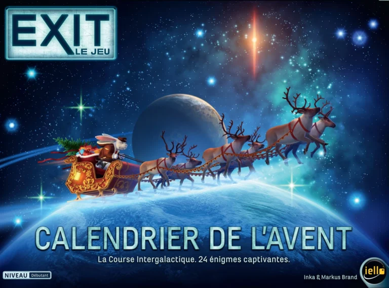 Affiche EXIT le jeu calendrier Noël intergalactique