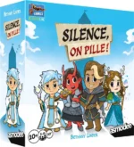 Couverture jeu de société Silence on Pille avec personnages fantastiques