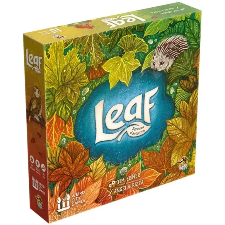 ffnfc0aw2166.webp Boîte du jeu de société Leaf avec illustrations de feuilles colorées