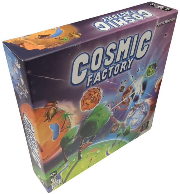 ffnfc0aw2168.jpg Boîte du jeu de société Cosmic Factory avec illustrations spatiales