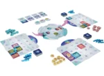 Jeu de société complet avec plateaux, cartes et pions colorés