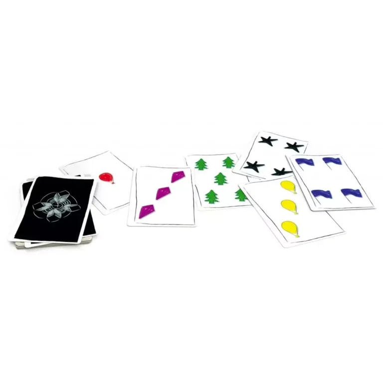Jeu éducatif avec ardoise et cartes de comptage colorées