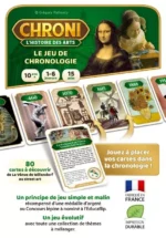 Jeu de société Chroni - Histoire des Arts chronologie