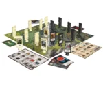 Jeu de plateau fantasy avec plateau 3D, cartes et figurines