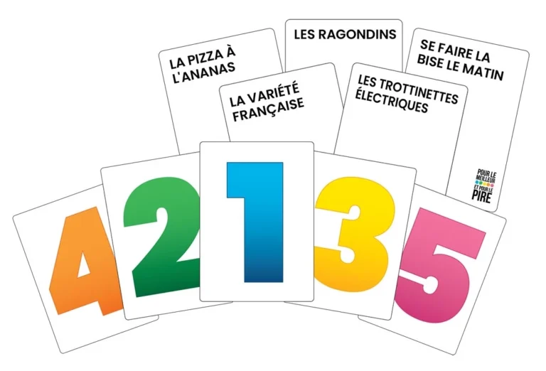 Illustration humoristique des cinq plus grandes différences françaises