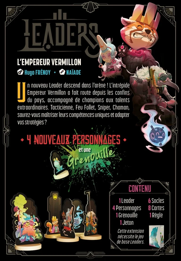 Leaders L'Empereur Vermillon extension jeu de société