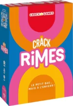 Boîte jeu Crack Rimes couleurs vives arc-en-ciel