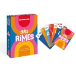 Jeu de société Crack Rimes boîte et cartes colorées